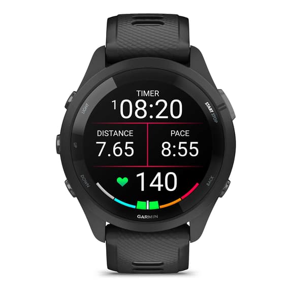 Garmin Forerunner 265 negro correa negro gris