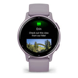 Garmin Vivoactive 5 lila claro correa silicona lila