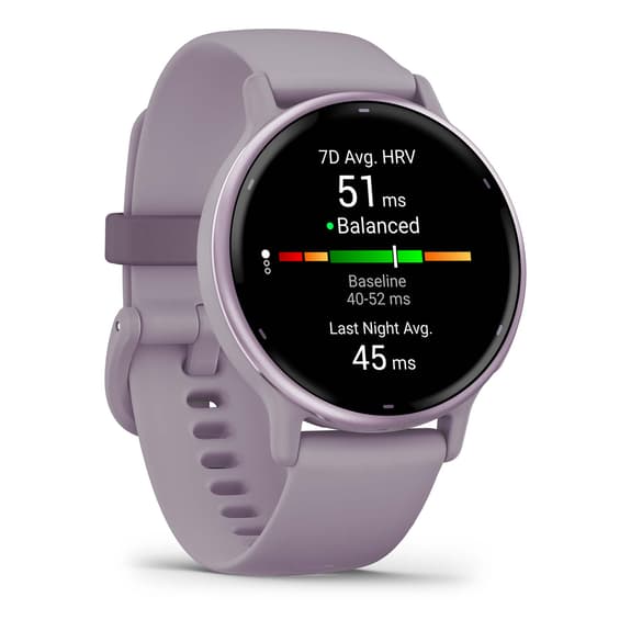 Garmin Vivoactive 5 bracelet en silicone lilas clair lilas