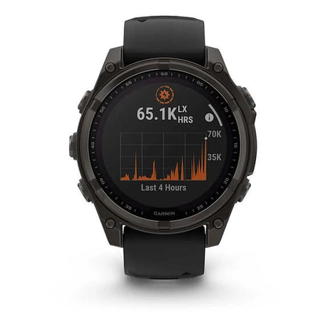 Cinturino Garmin fēnix 8 Solar Sapphire 47 mm Titanio grigio antracite nero