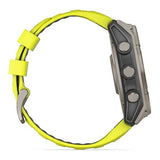 Cinturino Garmin fēnix 8 Solar Sapphire 51 mm Titanio grigio giallo