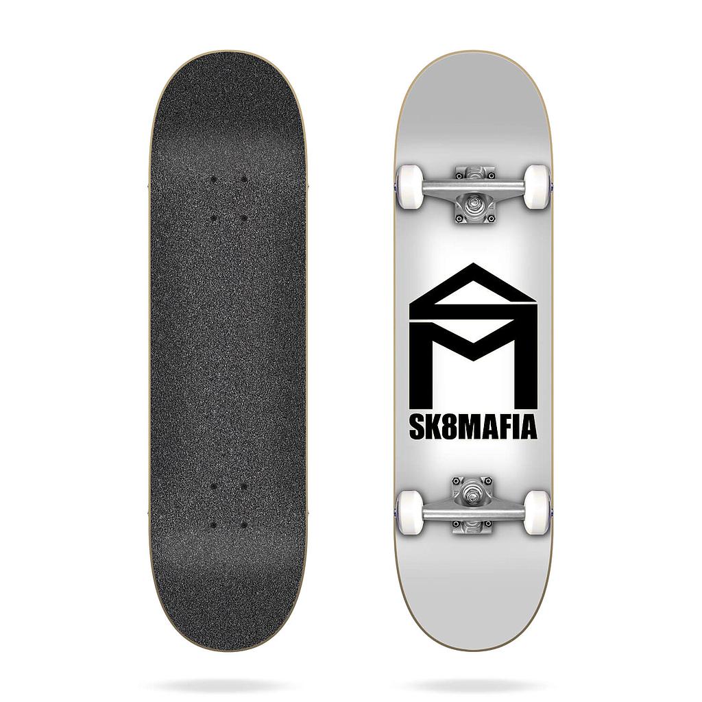 House Logo Bianco 6.0"x23.5" Sk8Mafia Micro completo