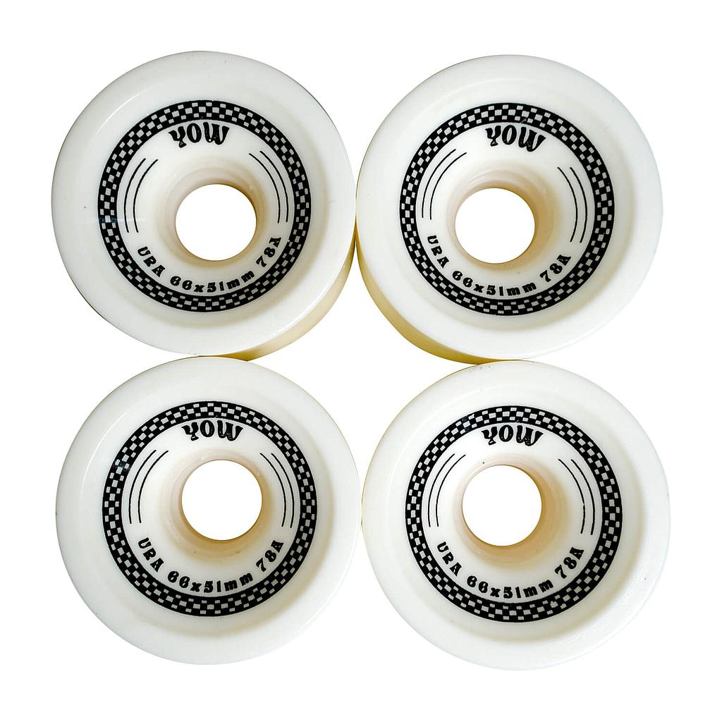 Pack de roues Ura Wheels 66mmx51mm Mayo shr 78a Yow