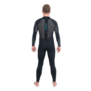 M. QUANTUM BACK ZIP FULL SUIT 5/4/3 GBS NOIR/GRIS