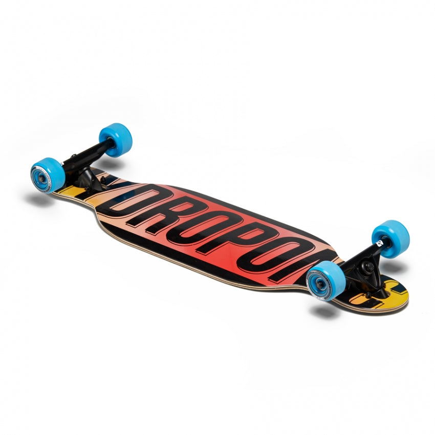 Longboard da bambino DT KIDS DEGRADED Arancione / Giallo