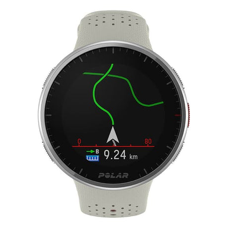 Cardiofréquencemètre GPS Polar Pacer Pro blanc rouge