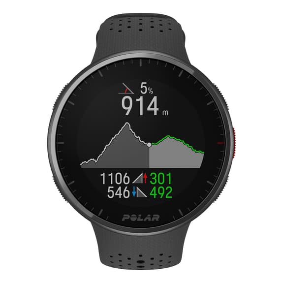 Pulsómetro GPS Polar Pacer Pro + Sensor de frecuencia cardíaca H10 gris negro