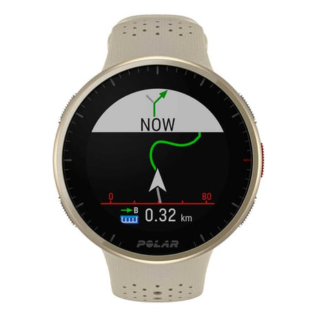 Pulsómetro GPS Polar Pacer Pro beige dorado