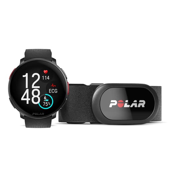 Pacchetto cardiofrequenzimetro GPS Polar Vantage V3 nero + sensore di frequenza cardiaca Polar H10