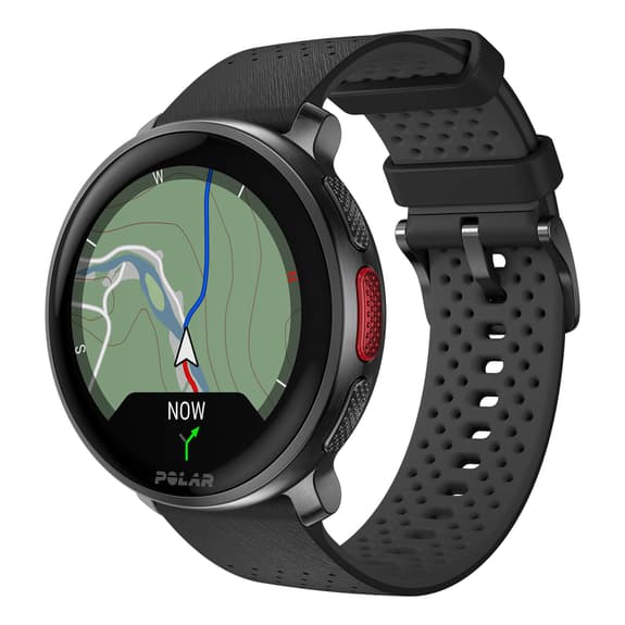 Cardiofrequenzimetro GPS Polar Vantage V3 nero cinturino in silicone nero