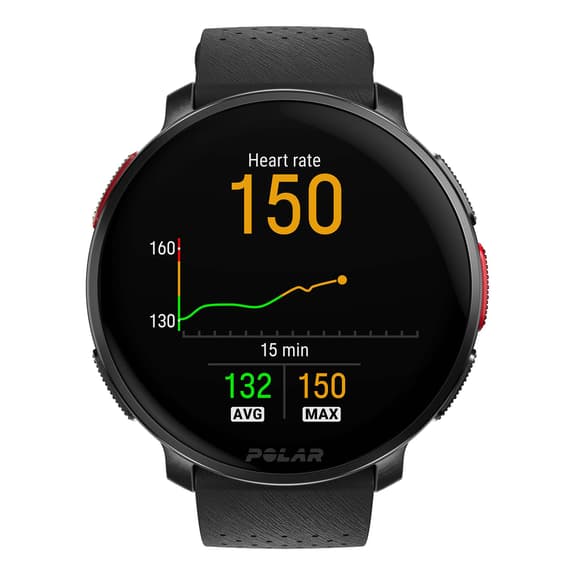 Pacchetto cardiofrequenzimetro GPS Polar Vantage V3 nero + sensore di frequenza cardiaca Polar H10