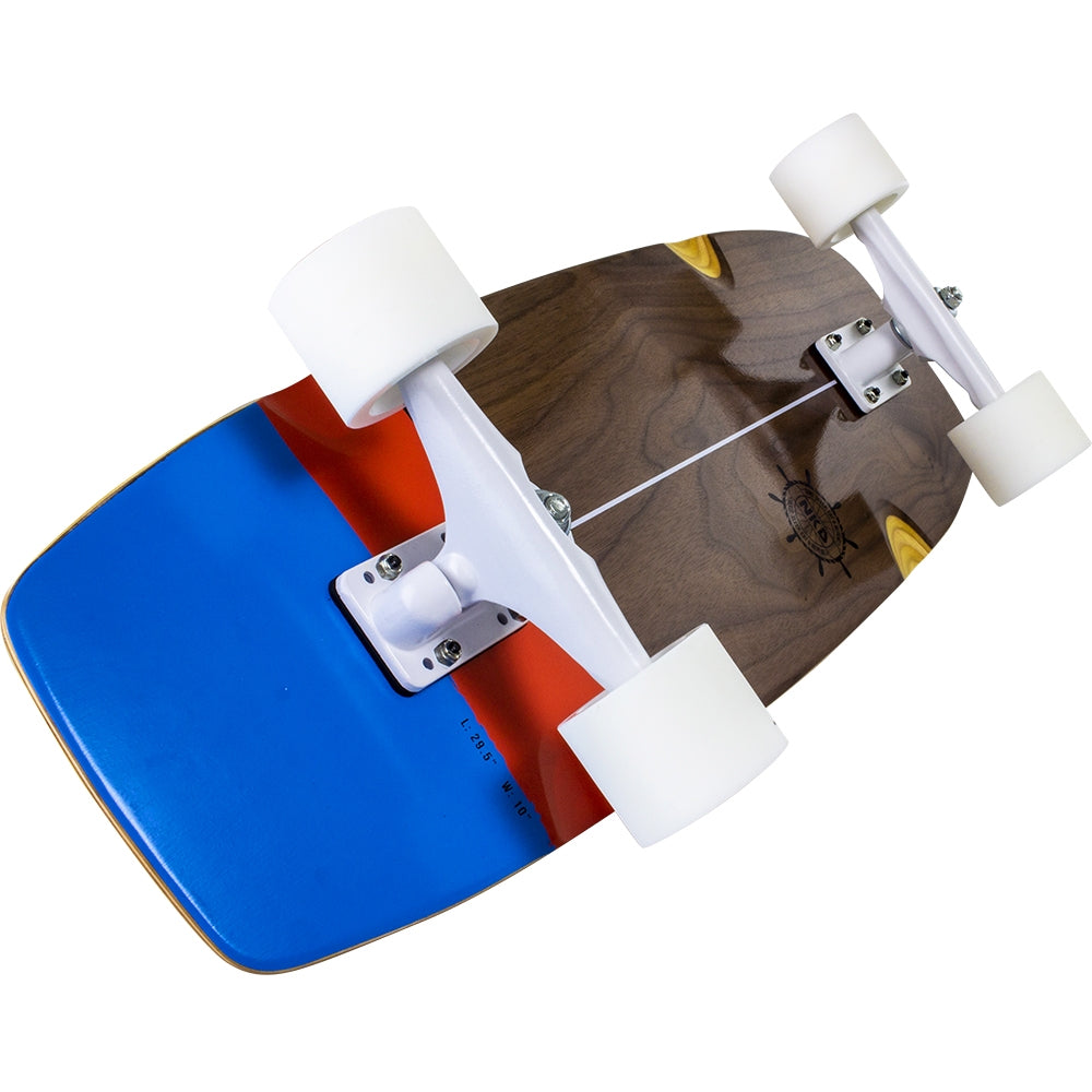 Surfskate Wide Series Orange/Blau NKX