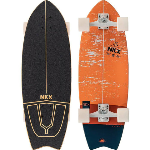Surfskate Maverick Series Blue/Orange NKX