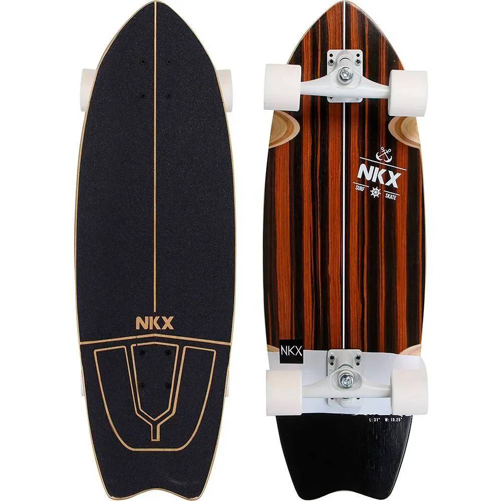 Surfskate Maverick Noir/Marron NKX