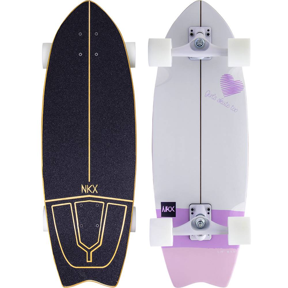 Surfskate Maverick Pink/White NKX