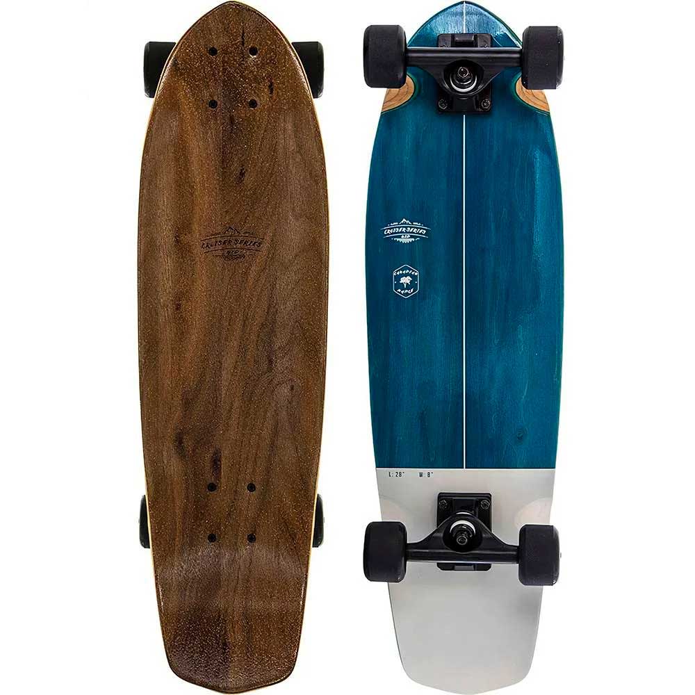 NKX Classic Mini Cruiser Skateboard Series Azul/Gris