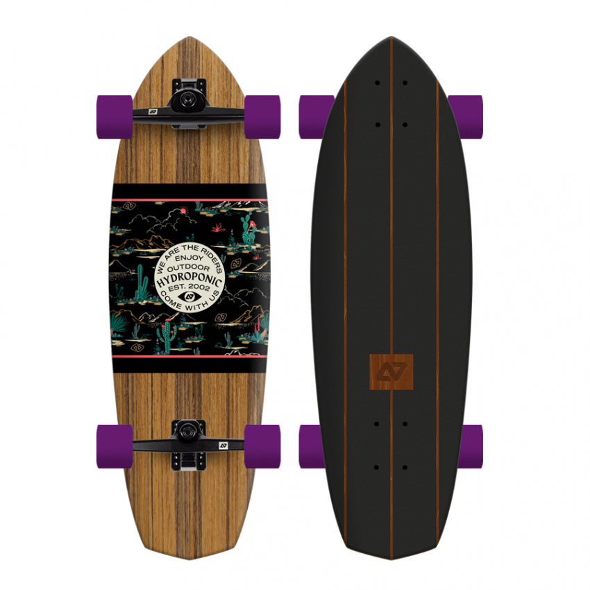 Surfskate DIAMOND Cactus Pesce idroponico