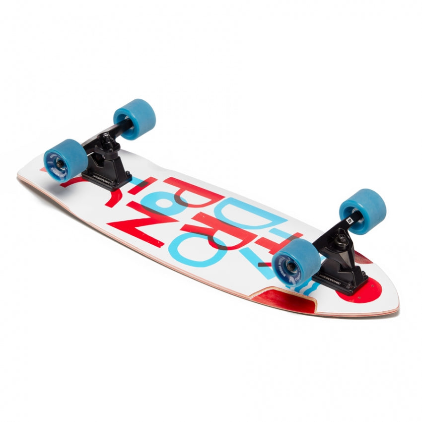 Surfskate DIAMOND Type Pesce idroponico bianco