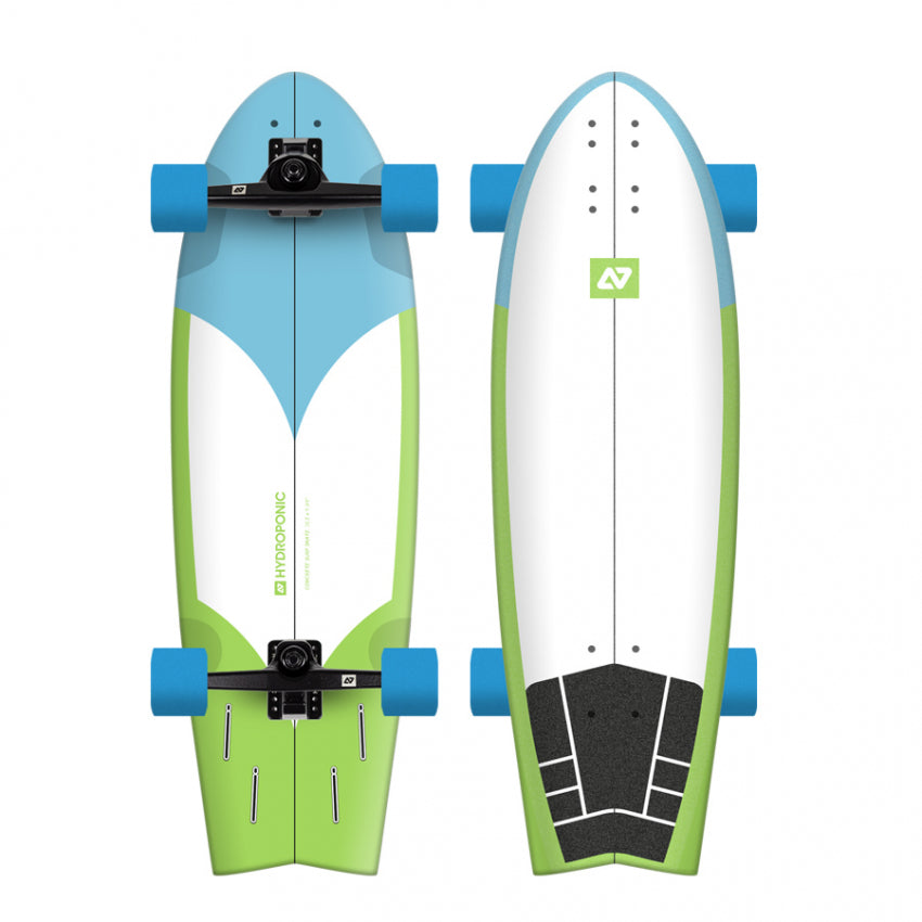 Surfskate FISH 31,5'' Radikal Ciano/Verde Pesce idroponico