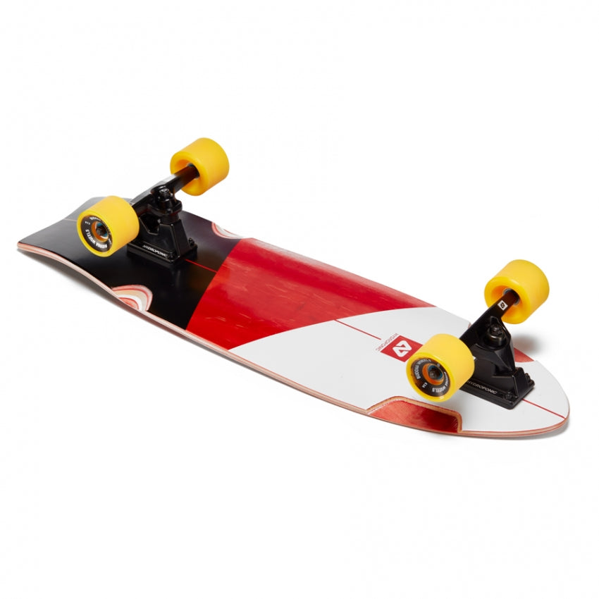 Surfskate FISH 31.5'' Vortex Black / Red Hydroponic Fish