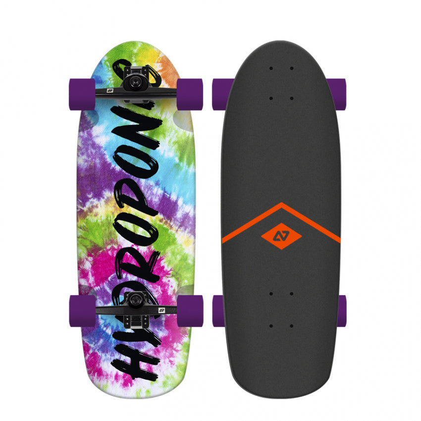 Surfskate ROUNDED Tie Dye Hydroponic Fish