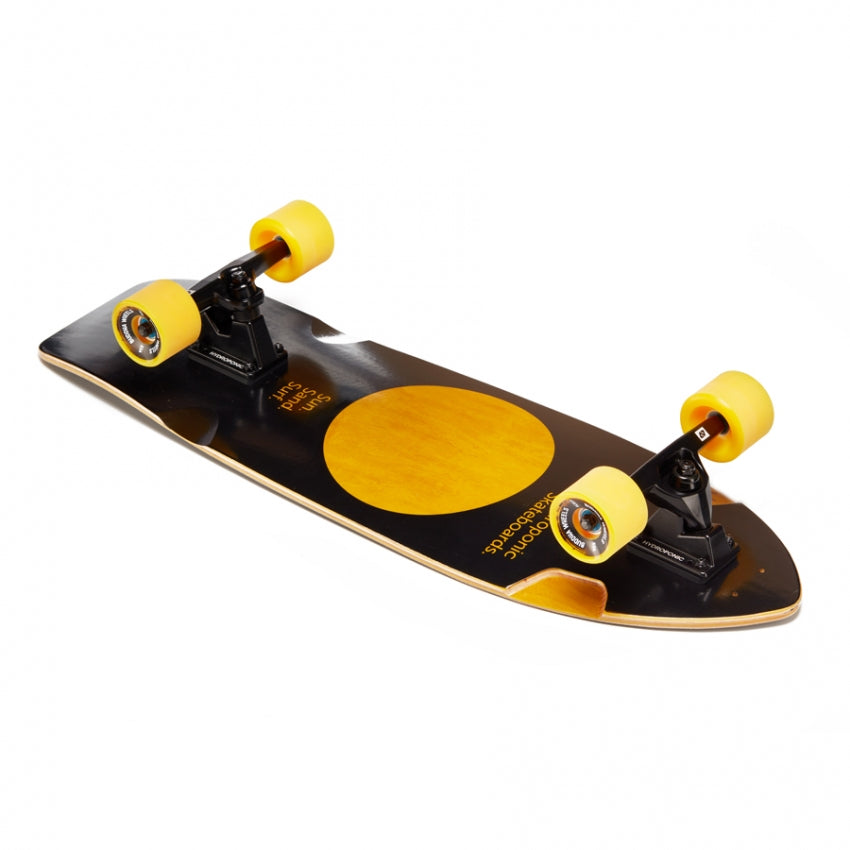 Surfskate SQUARE 31,5'' Lunar Nero/Giallo Pesce Idroponico