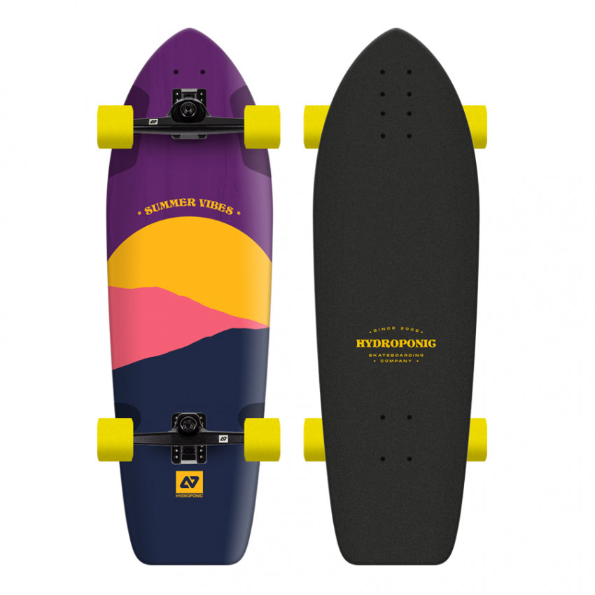 Surfskate SQUARE 33'' Sonne Lila Hydroponic Fisch