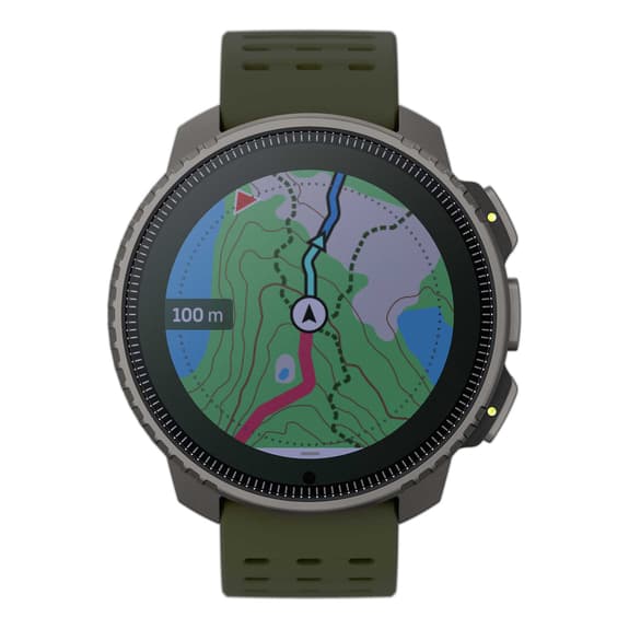 Suunto Vertical Titanium Solaire Vert Forêt