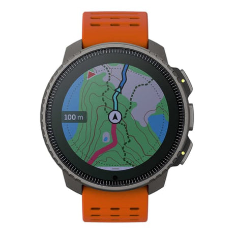 Suunto Vertical Titanium Solaire orange rouge