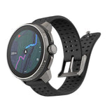 Bracelet en silicone noir anthracite Suunto Race Titanium