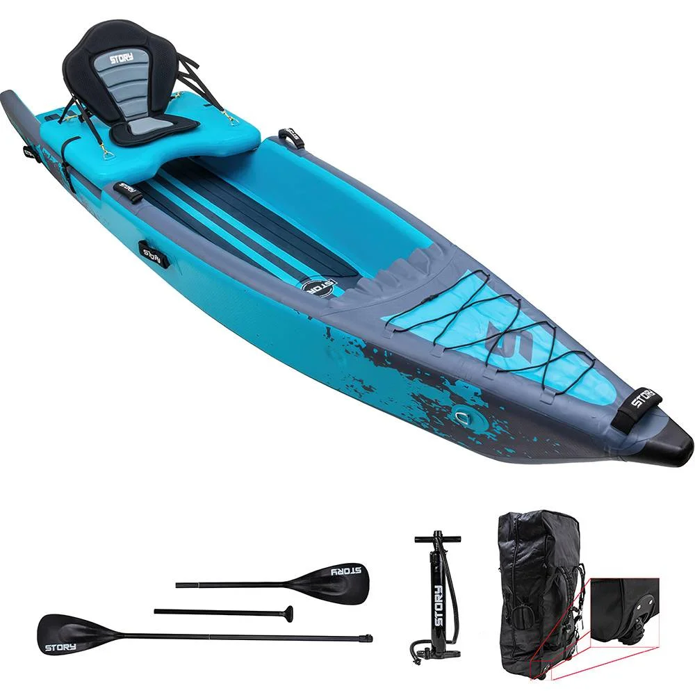 Story Hunter Hybrid Siton top Kayak de chasse, de pêche, canoë et SUP - gonflable